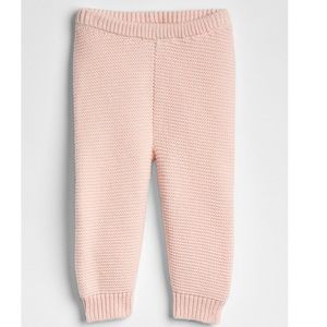 Gap Baby Girl Brannan Pink Knit Pants